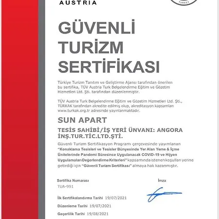 아파트호텔 Sun Apartment Marmaris